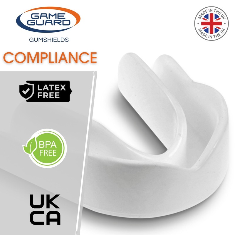 GAME GUARD – 10 x Boil & Bite Mouth Guards/Gum
