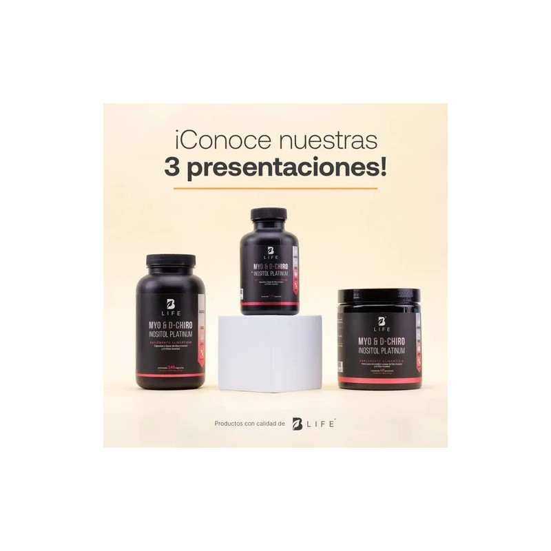 Myo Y D-chiro Inositol 246g Myo Inositol. B Life