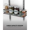 Moforoco 12.2"(W) Narrow 9-Tier Over The Door Pantry Organizer, Pantry