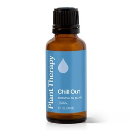 Plant Therapy Chill Out Essential Oil Blend for Stress & Calming Relief 100% Pure, Undiluted, Natural Aromatherapy, Therapeutic Grade 30 mL (1 oz)