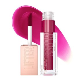 Maybelline Lifter Gloss, Hydrating Lip Gloss with Hyaluronic Acid, High Shine for Plumper Looking Lips - Color: Taffy