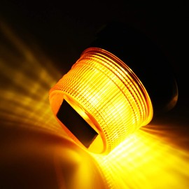12 V Solar Warning Light LED Rotating Light Magnetic Warning Light for Car Truck Wireless Super Bright