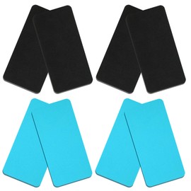 Bylion 4 Pairs Snowboard Shin Pads Guards Protector Foam Pads for Sports Ski, Shin Pads Foam Padded Ski Boot Liner, Leg and Foot Friction Shin Bang Protection for Skiing Snowboarding