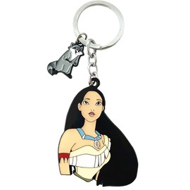 HBSWUI Princess Keychain Cartoon Metal Keychain for Women