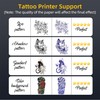 Tattoo Stencil Printer with 10 Pcs Transfer Paper, 2500mA Wireless