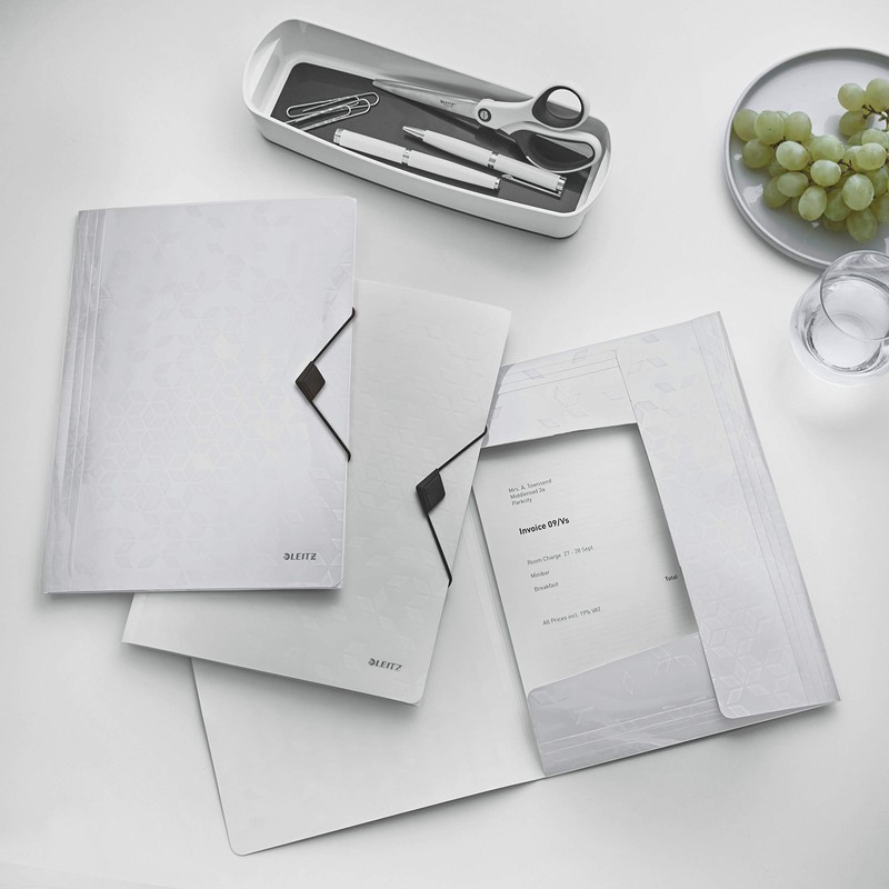 Leitz 3-Flap Folder, Holds up to 150 A4 Sheets, Elastic