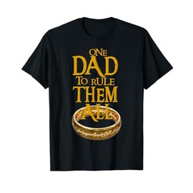 One Dad to Rule Them All Nerd Dad Father's Day Gift Tee T-Shirt