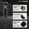 Front Struts Shock Absorber Sway Bar Links Kit Fit for