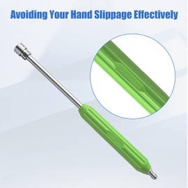 RIDGE WASHER Pressure Washer Extension Wand, 17 Inch Stainless Steel Power Washer Lance with Green Protective Cover, 1/4'' Quick Connect, 2 Pack