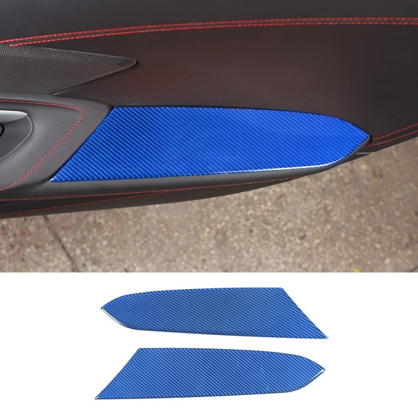 CHEAYAR Soft 3D Real Carbon Fiber Car Door Armrest Panel