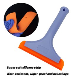 Super Flexible Silicone Squeegee 7.5"x5.9" Silicone Edge Squeegee Wallpaper Smoothing Tool Window Decal Squeegee Car Vinyl Squeegee (5)