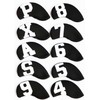 TSUCIA Golf Iron Covers with Color Count Headcovers Set of
