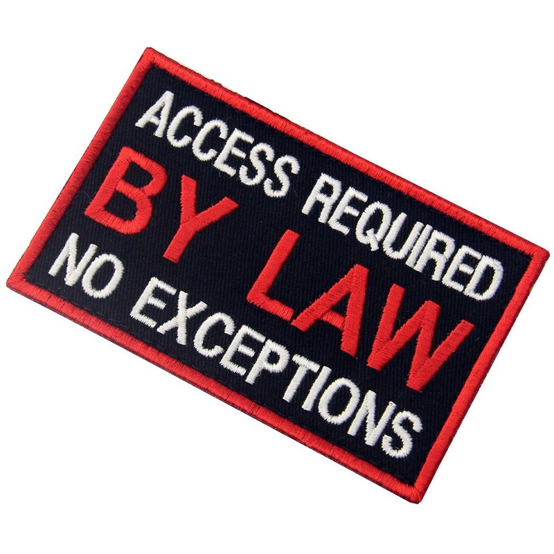 Service Dog Patch Vests/Harnesses Access Required By Law No Exceptions