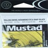 Rolling Swivel W/Diamond Eye & Snap - Black 14