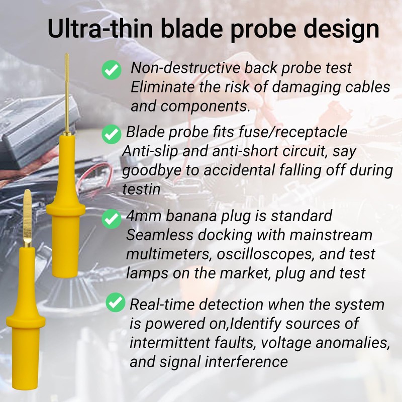 ZIBOO PPTK0005 Test Probe Adapter Kit Automotive Diagnostic Car Test