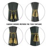BEL AVENIR 4 Pack Curtain Handmade Tiebacks Decorative Curtain Holdbacks