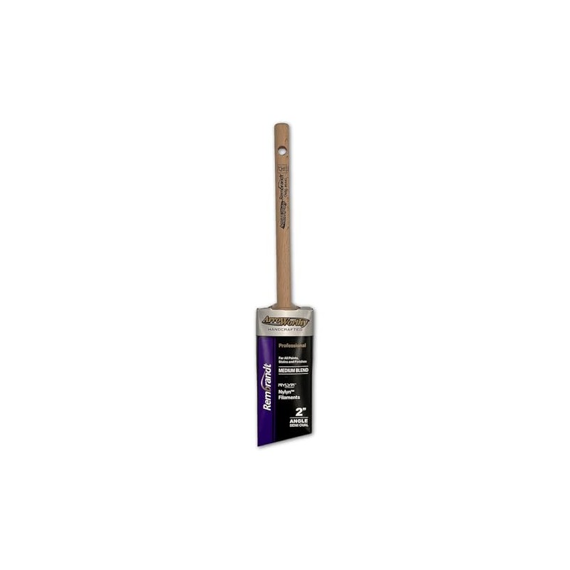 Rembrandt Paint Brush, 2-inch Semi Oval Angled, Professional DIY 6445-2