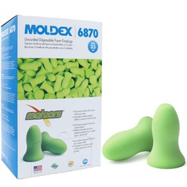 MOLDEX Meteor 6870 Ear Plugs, Sound Insulation, 200 Pairs for Sleeping, Snoring, Sleep Goods