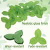 QfwdfcTrenz 50PCS Artificial Green Leaves Rose Leaves Decoration, Greenery Faux