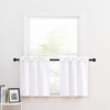 Nicetown W29 - Juego de cortinas con bolsillo para barra,