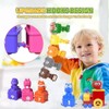 AMYKCNO Fun Number Train Set Montessori Toys 1-4 Years Early