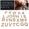 Keychain Templates DIY Transparent Acrylic LetterShape Craft Tools with Protective
