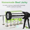 MTOGALT Stainless Steel 2.1 LB Large Capacity Jerky Gun Kits,