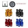 8pzs Tapones Para Llantas Aluminio Valvula Cubre Auto Moto