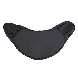 Eurow Luxe Hot & Cold Therapy Gel Neck Wrap, Adjustable One-Size for Neck, Shoulder, Back Pain Relief, Reusable, Contoured, Portable & Weighted for Comfort, Black