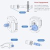 High Quality Extruder Dual Gear Kit 3D Printer Hardware Accessories