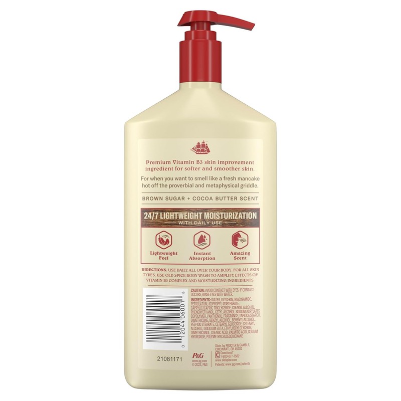 Old Spice Hand, Face & Body Lotion for Men, Lightweight
