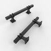 9BUILD 10 Pack 3.75 Inch Cabinet Pulls Matte Black Handles