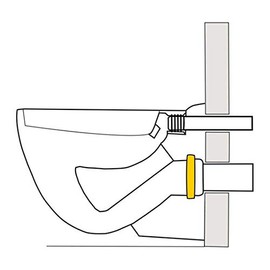 Toilet Drain Rubber Cuff