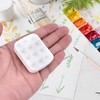 Ouligay 1 Pcs Empty Paint Tins Mini Watercolour Palette Multifunctional