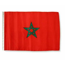 SouthBeach 12x18 12"x18" Morocco Sleeve Flag Boat Car Garden