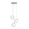 Zephyr 3-Light LED Pendant Chrome