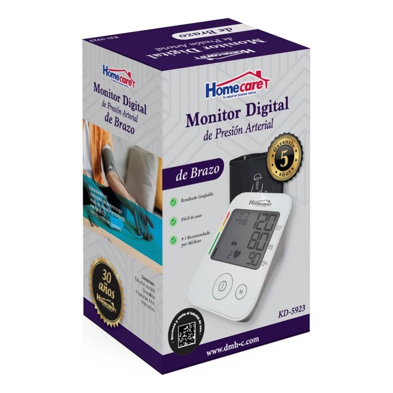 MONITOR DIGITAL DE PRESIÓN ARTERIAL DE BRAZO HOME-CARE KD-5923