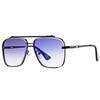 Retro Square Aviator Gradient Sunglasses Fashion Trendy Costume Eyewear Tony