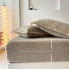 Luxurious Velvet Fitted Sheets，All-Season Milk Plush Bedding，15" Deep Pockets Mattress