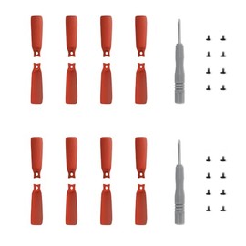CAPART 16pcs 4022F Propellers for DJI Flip Drone, Prop Blade Replacement Lightweight Quick-Release Spare Parts - 2 Sets (Red)