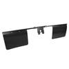 Gelacie Adjustable Hitch-Mounted Mud Flap 2" Hitch Receiver Fits Most