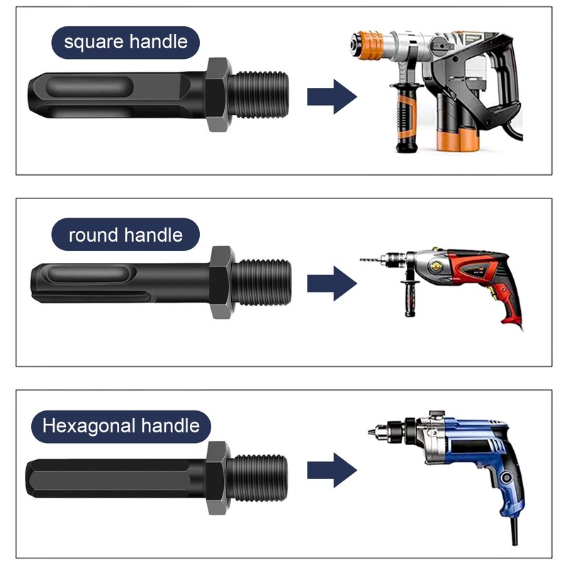 42 mm Wood Splitter Drill, Firewood Drill with 3 Drill