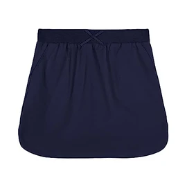 IZOD - Falda de Patinete sin Cierre para niñas con Pantalones Cortos, Cintura de Punto y Bolsillos funcionales, Resistente a Las Arrugas, Marino, 6X