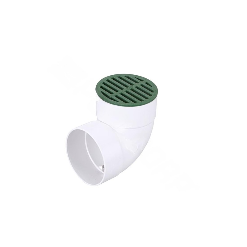 NDS 13 Plastic Round Grate, 4-Inch, Green