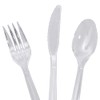 Clear Plastic Utensils, 48-ct. (16 Forks, 16 Spoons, 16 Knives)