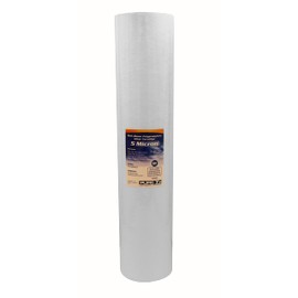 PureT BVB2000005 20x4.5" Water Sediment Filter - NSF Certified - Spun Poly Filter Removes Sediment and Other Organic Debris (5 u Micron Rated)