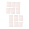 Operitacx 12 Pcs Clear Notes Message Reminder Self Stick Notepad