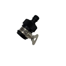 Hose Joint for Faucet Tip, Quick Connect Design, Brass, Compatible with 0.6 - 0.8 inches (15 - 21 mm), Car Washing, Irrigation, Water Faucet Part, No Tools Required, Durable, Stainless Steel Clamp, Hose Joint, Faucet Tip, Water Tap, Faucet Adapter, Easy 