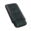 Artificial Leather Cigar Case Portable Lightweight Waterproof 3 Fingers Humidor