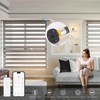 Sortfle 1.5" Zigbee Blinds Motor Rechargeable, Automatic Blinds Opener-No Wiring,